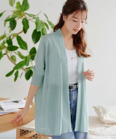 Tiaclasse L 【新色追加・UVケア・接触冷感】ロングトッパーカーディガン