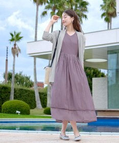 Tiaclasse L 【新色追加・UVケア・接触冷感】ロングトッパーカーディガン