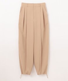 GRACE CONTINENTAL ストレッチスラブタックパンツ