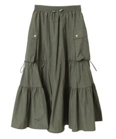 Green Parks ・ＳＵＧＡＲ　ＳＰＯＯＮ　ドロストティアードスカート