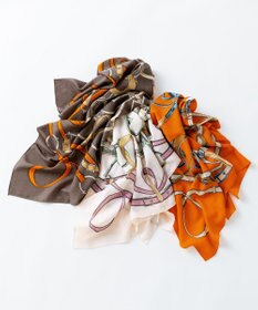 23区 【WEB&一部店舗限定】ウールカシミヤ デザイン ストール