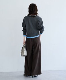YECCA VECCA 2wayレイヤードクルーネックカーディガン