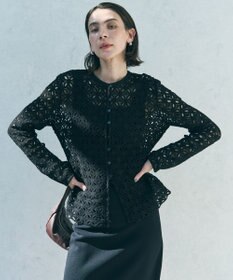 UNFILO 【前後着用可能】ラッセルレース 2WAYプルオーバー