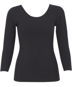 Wing あったかインナー 綿100％(肌側) アウターにひびきにくい ムレにくい 【綿の贅沢 ここちフラット】 8分袖 長袖 秋 冬 EL4873 ウイング／ワコール