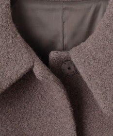 #Newans 【昨年即完売コート新色追加！】プードルコクーンコート