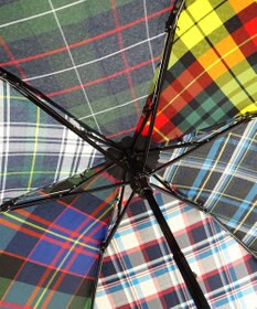 +RING 【プラスリング】【数量限定】【UVカット90%以上】レディース向け 晴雨兼用 折傘 CHK T1189 NEW COLLECTION