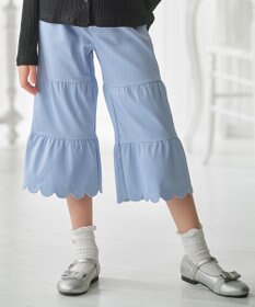 組曲 KIDS 【110-140㎝】ティアードデニムパンツ