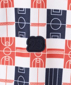 23区GOLF 【MEN】【吸水速乾/UVカット】フィールドチェック柄ポロシャツ