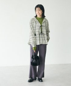 CRAFT STANDARD BOUTIQUE 刺繍ライン入ツイルパンツ