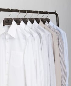 GOTAIRIKU 【形態安定】PREMIUMPLEATS_スモールワイドカラー 通年ドレスシャツ_チェック(25年春夏モデル)