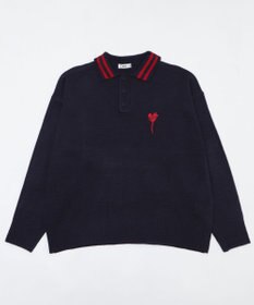 WEGO ラインポロニットプルオーバー