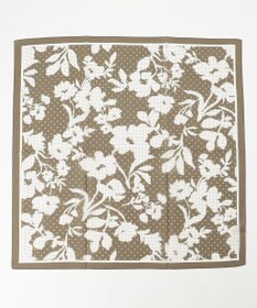 自由区 シルクコットンプリント スカーフ