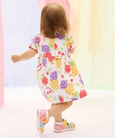 MIKI HOUSE HOT BISCUITS 【ビーンズ×フルーツシリーズ】【80-120cm】襟付き 半袖ワンピース