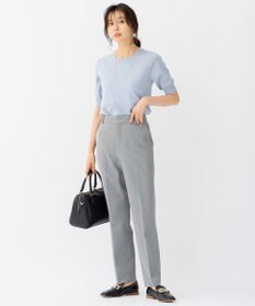 23区 【アンサンブル対応】サステナブルウール 半袖 ニット