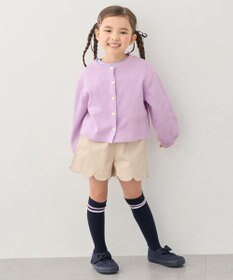 ANY KIDS 【洗濯機可能】スナップボタン カーディガン