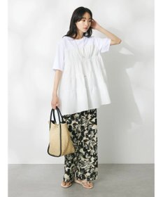 CRAFT STANDARD BOUTIQUE 異素材ティアードカットチュニック