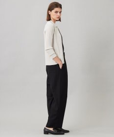 ICB 【洗える】シルクヴィスコースハイゲージ ジップアップカーディガン