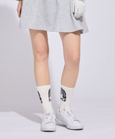 PW CIRCULUS 【虫よけ加工】【WOMEN】P-MOF ソックス ミドル丈 ゴルフウェア レディース