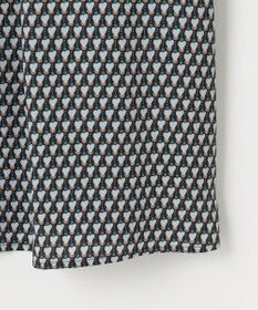 自由区 【洗える】ジオメトリックハートプリント ブラウス