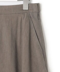 23区 【セットアップ対応】リネンレーヨンストレッチ フレア スカート