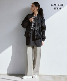 ICB L 【WEB限定・洗える】 シアージャージーコンビ カットソー