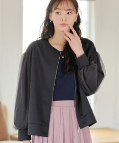 Tiaclasse 【洗える】チュールレースソフトダンボールジャケット