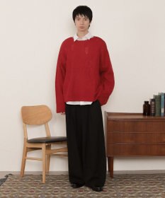 WEGO ダブルガーゼダメージプルオーバー