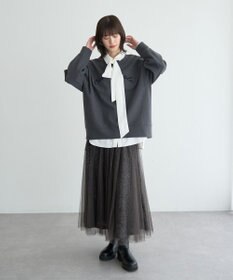 YECCA VECCA スパンコール×チュールスカート