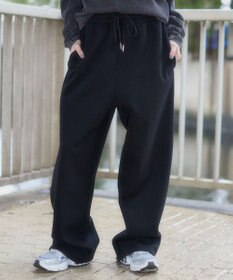 WEGO 【ユニセックス着用ITEM/MLサイズ展開/ウエストゴム】ボンディングスウェットパンツ