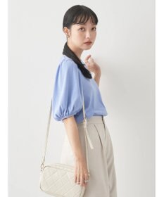 earth music&ecology パフスリーブプルオーバー