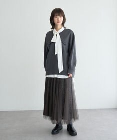 YECCA VECCA スパンコール×チュールスカート