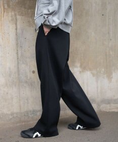 WEGO 【ユニセックス着用ITEM/MLサイズ展開/ウエストゴム】ボンディングスウェットパンツ