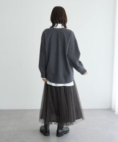 YECCA VECCA スパンコール×チュールスカート