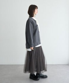 YECCA VECCA スパンコール×チュールスカート