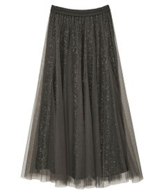 YECCA VECCA スパンコール×チュールスカート