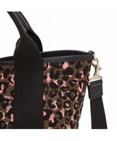 TOPKAPI 【TREASURE TOPKAPI】アニマルジャガード 2WAY ショルダー付き トートバッグ