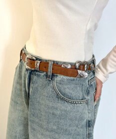 WEGO Lハートコンチョデザインベルト