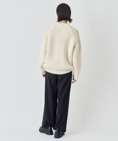 UNFILO MENS 【男女兼用】ウールポップコーン クルーネック ニット