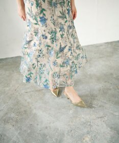 GRACE CONTINENTAL フラワーマーメイドドレス