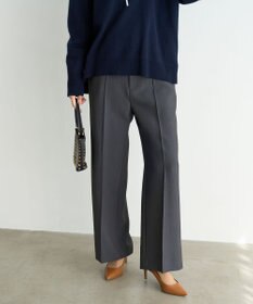 UNFILO イージーケア ワイドパンツ