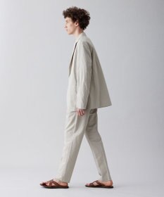 UNFILO MENS ライトリネン テーパードパンツ [23年春夏商品]