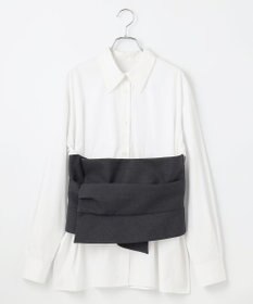 #Newans ビスチェレイヤーシャツ