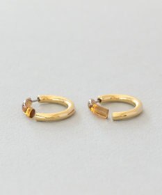 Phoebe アーバンキャンディフープピアス ベージュ