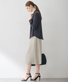 ICB L 【6/12-6/28期間限定・受注生産】BackSatinAmunzen ボウタイブラウス