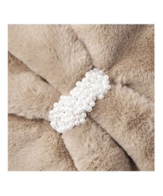 MOONBAT estaa アレンジ ファーマフラー パールループ