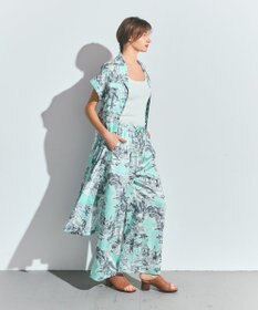 GRACE CONTINENTAL リゾートプリントイージーパンツ