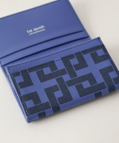 MIYABIYA La quoh with kirakaracho 角つなぎ プリントレザー 名刺入れ