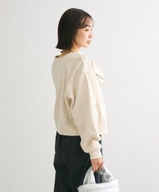 Green Parks サテンボンディングＺｉｐカーディガン