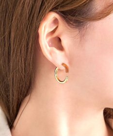 Phoebe アーバンキャンディフープピアス ベージュ