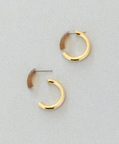 Phoebe アーバンキャンディフープピアス ベージュ